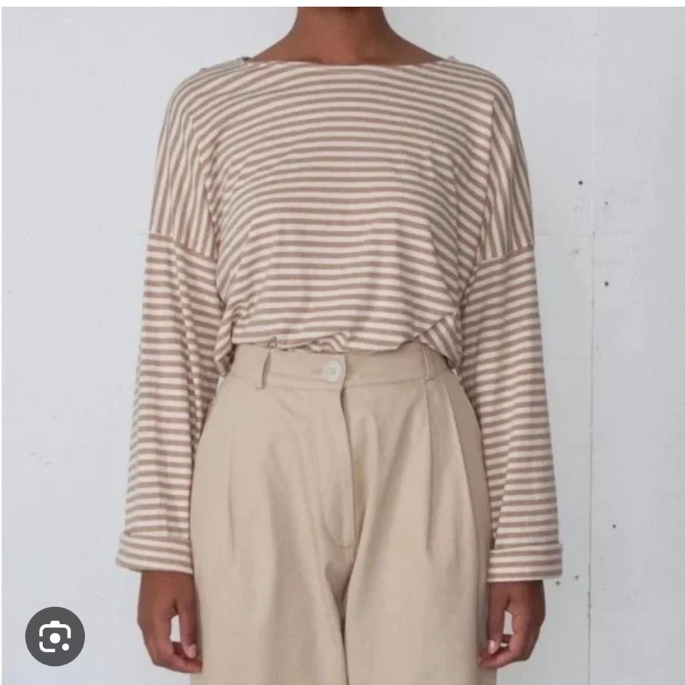 Boheme The Tee in Stripe, Sz 2 or S/M